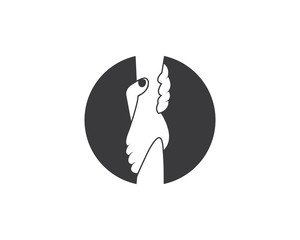 Hand Care Logo Template vector icon