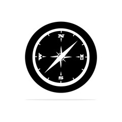 compass icon. Vector concept illustration for design.