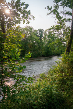 Walking Path along the River at Cuyahoga Valley National Park