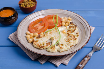 Roast cauliflower steak