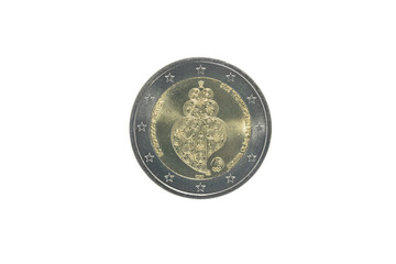 Commemorative 2 euro coin of Portugal