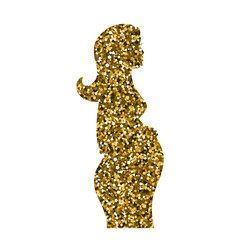 Icon of a pregnant girl.