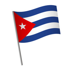 Cuba flag icon.