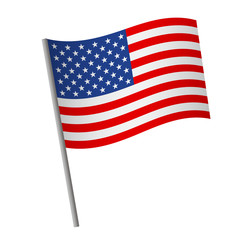 United States flag icon.