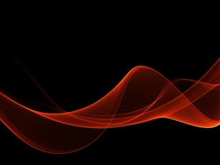 Fototapeta premium Abstract soft orange color technology modern futuristic background