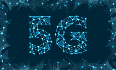 5G New Wireless Internet Wi-Fi Connection. Global Network High Speed Innovation Connection Data Rate Technology