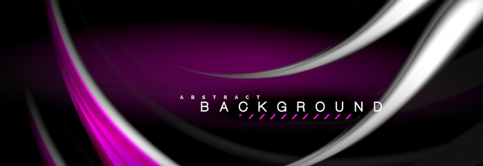 Blurred fluid colors background, abstract waves lines, mixing colours with light effects on light backdrop. Vector artistic illustration for presentation, app wallpaper, banner or posters