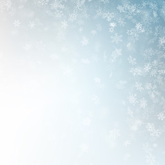 Naklejka na ściany i meble Festive winter blurred background. EPS 10