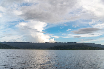 Fototapeta na wymiar Beautiful landscape at Port Barton, San Vincente , Palawan, Philippines