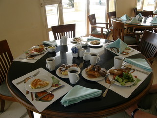 table Food and Drink plate indoors Meal high angle view cup ready-to-eat Freshness no people eating utensil furniture 