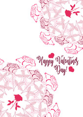 Valentine printables poster flowers