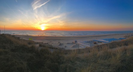 Idyllische Strandlandschaft im Norden, Panorama