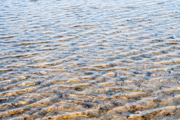 Clean and crystal water waves
