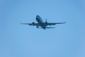 Airplane in the sky