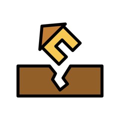 Property insurance vector, insurance related filled style editable stroke icon