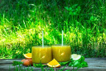 Fruit fresh smoothie.