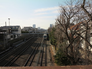 Naklejka premium Japanese train