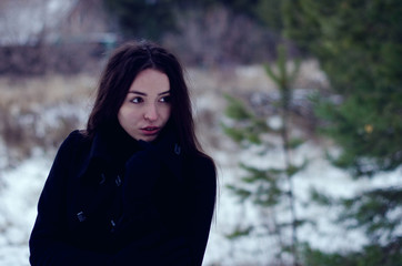 beautiful girl in the Park