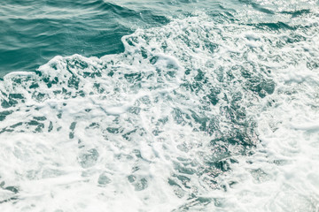 Fototapeta na wymiar Background shot of aqua sea water surface