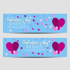 banner valentine's day
