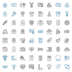 ribbon icons set