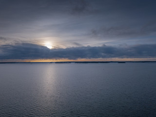 Aerial winter photos from Ruissalo Kuuvannokka. Photographed in January 2019.