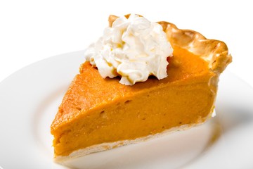 Pumpkin Pie with Whipped Cream