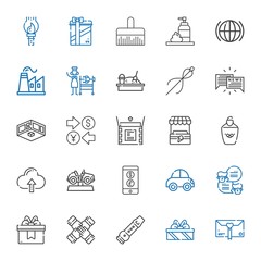stroke icons set