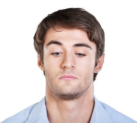 Obraz premium Young Man Looking Down