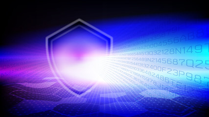 Abstract light and shade creative technology background. Vector illustration.