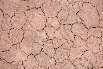 texture of dry crackled soil dirt or earth during drought.