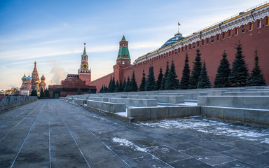 Evening Moscow Kremlin