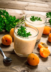 FResh fruit smoothie.