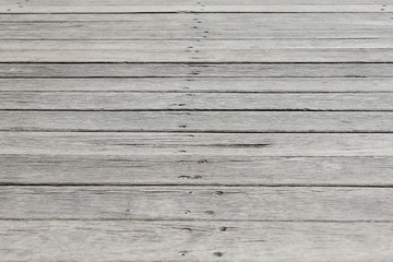 The texture of the wooden sidewalk