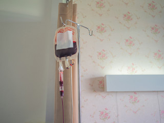 Blood for patient in patient room.