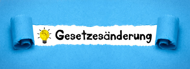 Gesetzesänderung