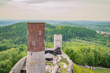 Castle ruins in Poland