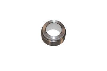 Isolated engine metallic sleeve / Cylinder Liner on a white background