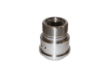 Isolated engine metallic sleeve / Cylinder Liner on a white background