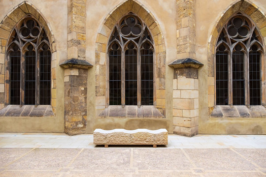 Kreuzgang der Abtei Emaus in Prag