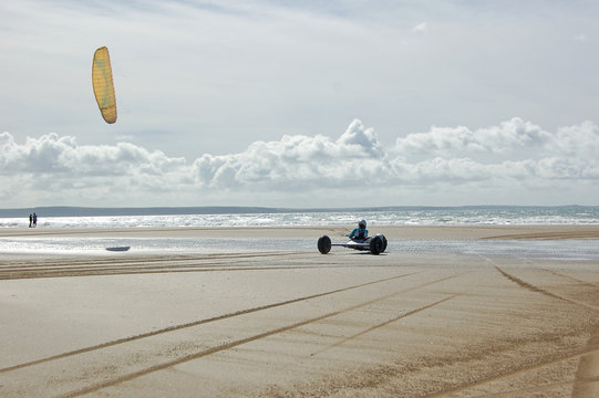 Kitebuggy in Wales