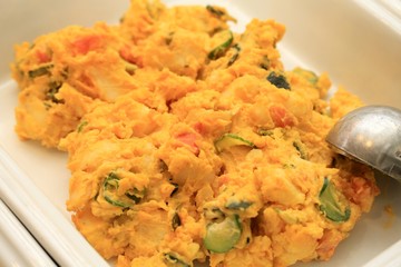 カボチャのサラダ