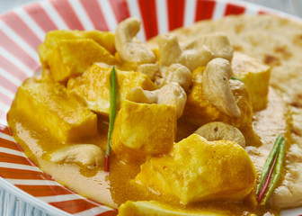 Creamy Cashew Indian Butter Paneer