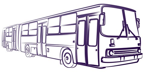 Sketch of big bus.