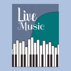 Vector design template. Suitable for poster, promotional flyer, invitation, ad or banner. Vintage background colors