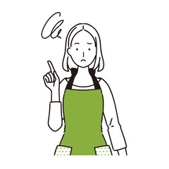 主婦　表情　不満