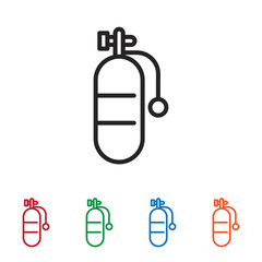 Air tank vector icon