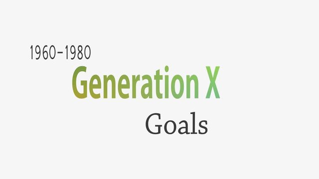 Generation X word cloud concept with great terms such as now