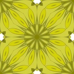 Beautiful seamless flower ornament Vector illustration. Abstract.