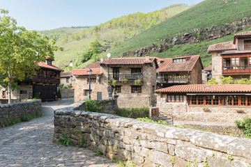 Fototapeta na wymiar Barcena Mayor, Cabuerniga valley, Cantabria, Spain.